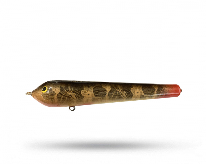 Smity Jerk - Gold Lace Hot Tail i gruppen Fiskedrag / Jerkbaits hos Örebro Fiske & Outdoor AB (Smity Jerk GoldHot)